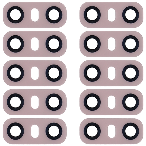 

10 PCS Back Camera Lens with Adhesive for LG G6 H870/H871/H872/ LS993(Pink)