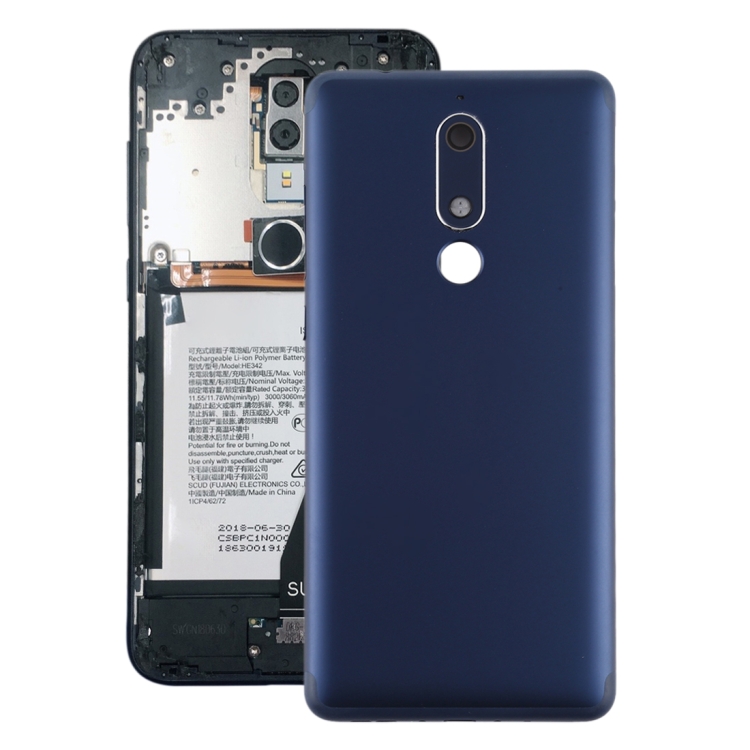 

Battery Back Cover for Nokia 5.1 / TA-1061 TA-1075 TA-1076 TA-1088(Blue)