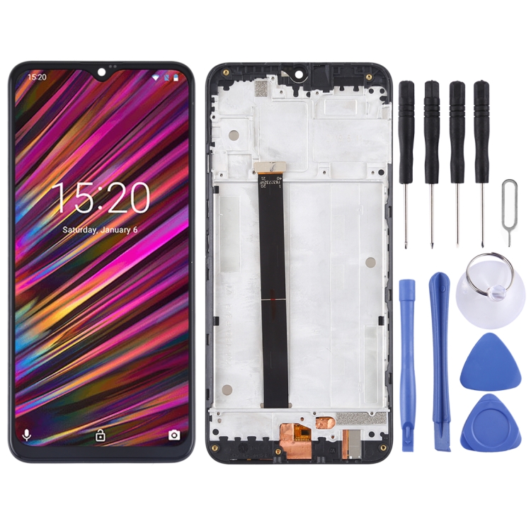 

LCD Screen and Digitizer Full Assembly for Umidigi F1(Black)
