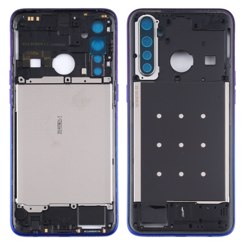 

Middle Frame Bezel Plate with Side Keys for OPPO Realme 5 Pro / Q(Purple)