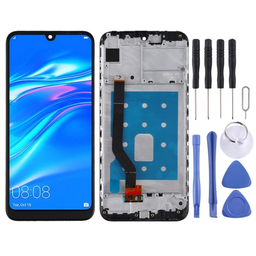 

LCD Screen and Digitizer Full Assembly with Frame for Huawei Y7 Pro (2019)(Black)