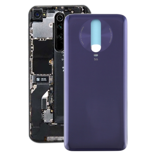 

Glass Material Battery Back Cover for Xiaomi Redmi K30 5G(Purple)