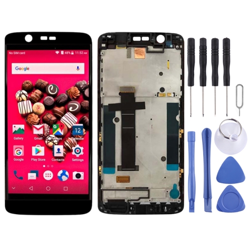 

LCD Screen and Digitizer Full Assembly with Frame for ZTE Axon 7 Mini / B2017 / B2017G(Black)