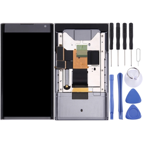 

LCD Screen and Digitizer Full Assembly with Frame for BlackBerry Priv (Black)