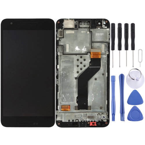 

LCD Screen and Digitizer Full Assembly with Frame for Google Nexus 6P (Black)