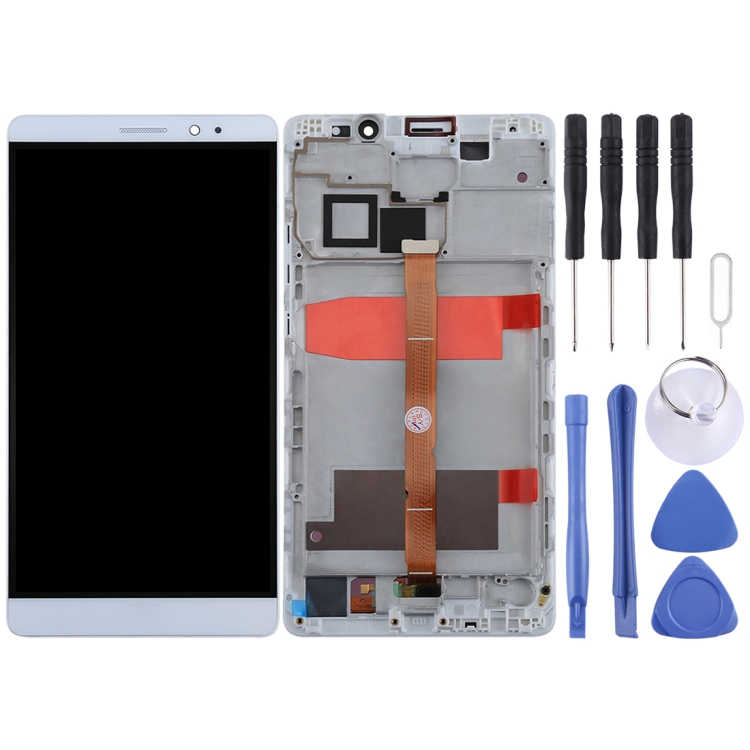 

For Huawei Mate 8 LCD Screen and Digitizer Full Assembly with Frame(White)