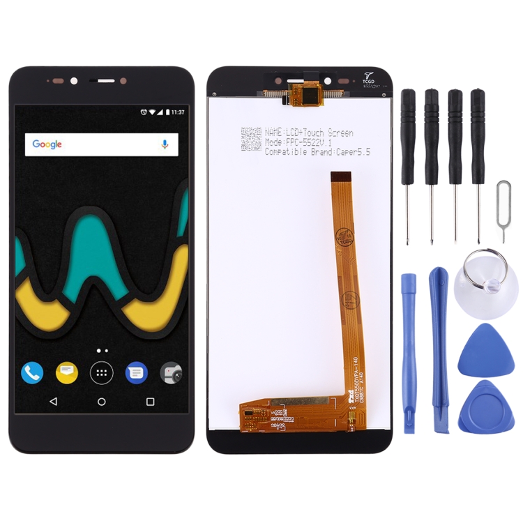 

LCD Screen and Digitizer Full Assembly for Wiko Upulse(Black)