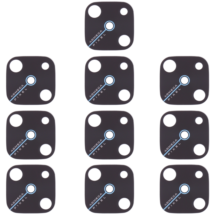 

10 PCS Back Camera Lens for Vivo Y9s (Black)