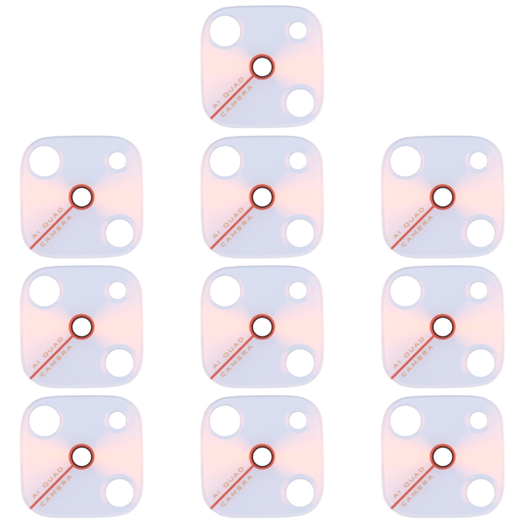 

10 PCS Back Camera Lens for Vivo Y9s (White)