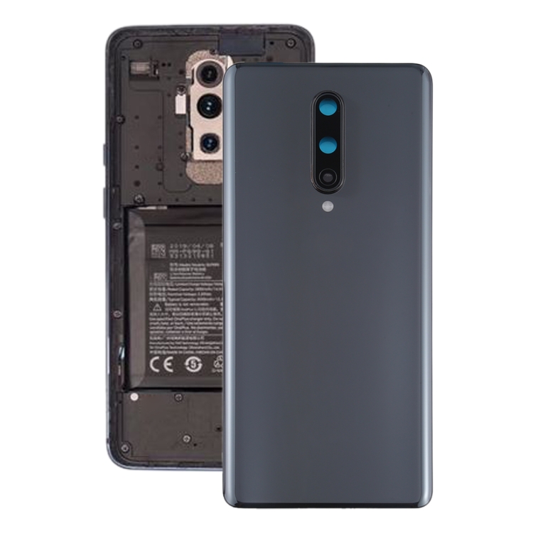

Original Battery Back Cover With Camera Lens Cover for OnePlus 8(Black)