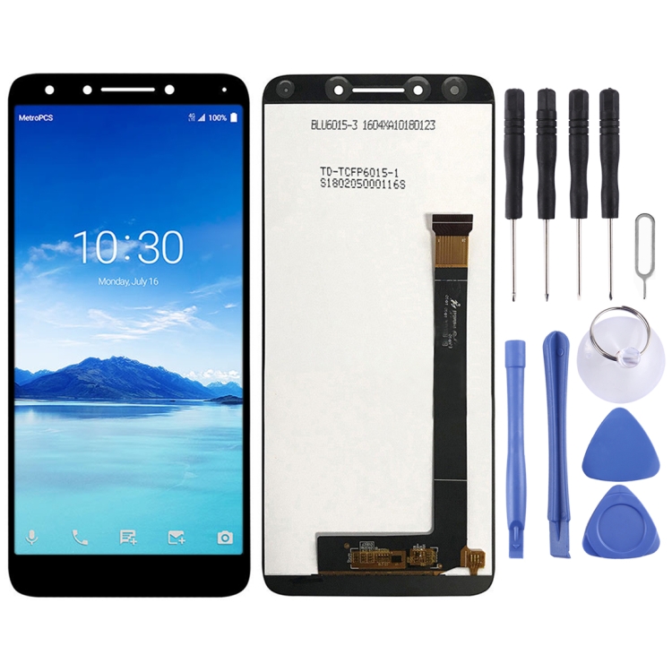 

LCD Screen and Digitizer Full Assembly for Alcatel 7 / 6062 / 6062W / 6062T (Black)