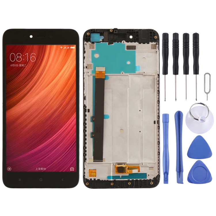 

LCD Screen and Digitizer Full Assembly with Frame for Xiaomi Redmi Note 5A(Black)