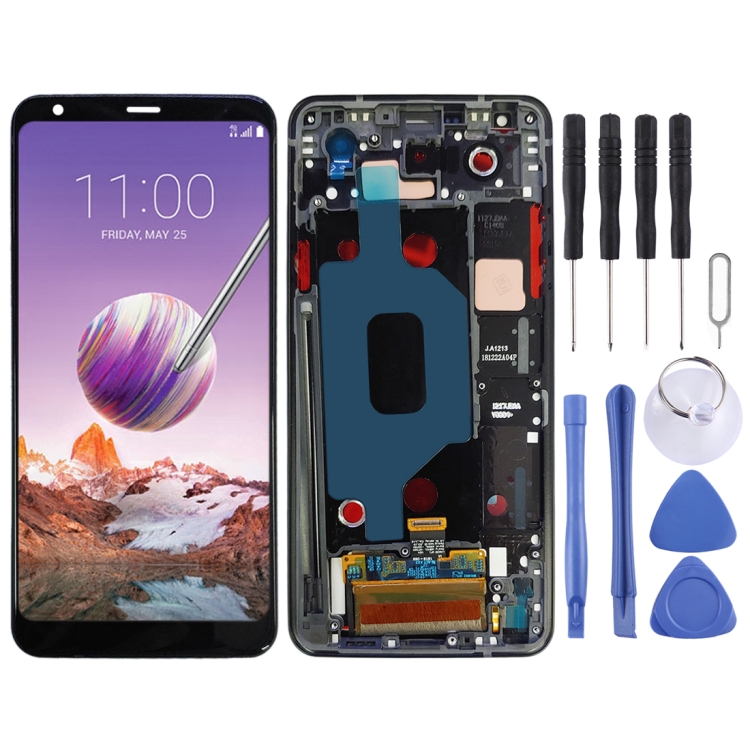 

LCD Screen and Digitizer Full Assembly with Frame for LG Stylo 4 / Q Stylo 4 / Q710 / Q710MS / Q710CS(Black)