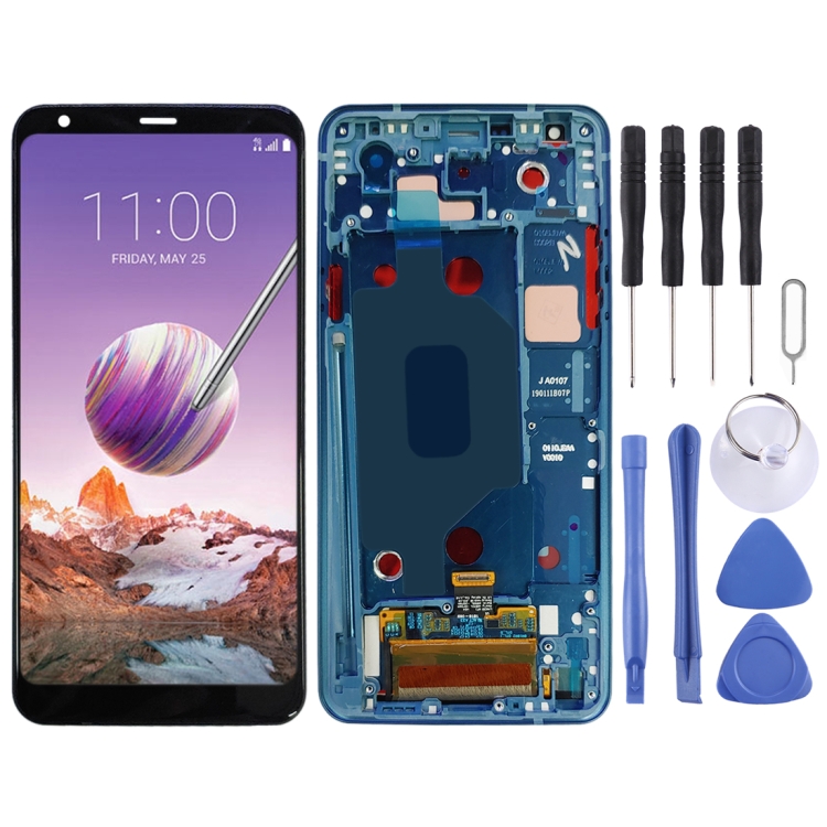 

LCD Screen and Digitizer Full Assembly with Frame for LG Stylo 4 / Q Stylo 4 / Q710 / Q710MS / Q710CS(Blue)