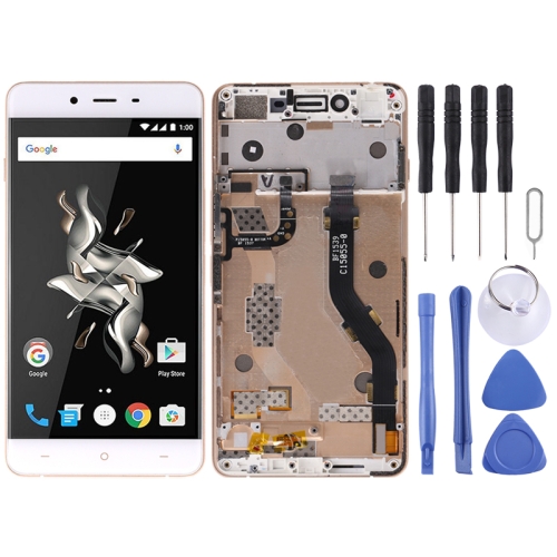 

LCD Screen and Digitizer Full Assembly with Frame for OnePlus X E1003 (White)