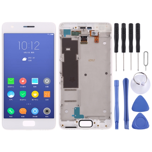 

LCD Screen and Digitizer Full Assembly with Frame for Lenovo ZUK Z2(White)