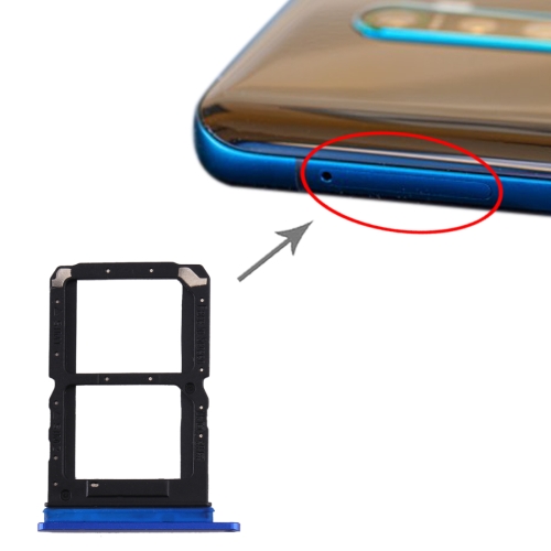 

SIM Card Tray + SIM Card Tray for OPPO Reno Ace(Blue)