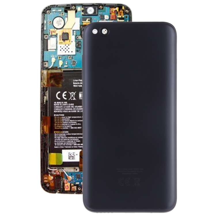 

Battery Back Cover with Side Keys & Camera Lens for Xiaomi Redmi Go(Black)