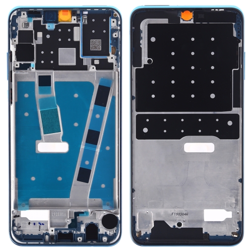 

Original Front Housing LCD Frame Bezel Plate with Side Keys for Huawei P30 Lite (Blue)