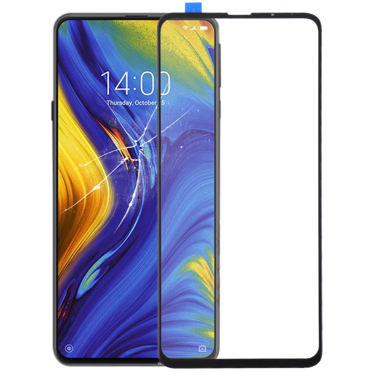 

Front Screen Outer Glass Lens for Xiaomi Mi Mix 3(Black)