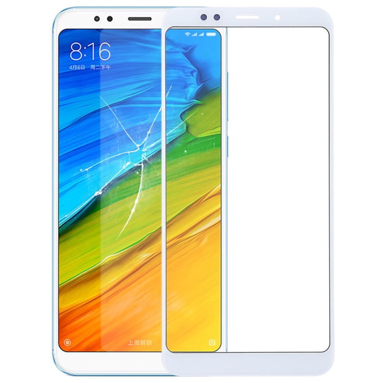 

Front Screen Outer Glass Lens for Xiaomi Redmi Note 5 / Note 5 Pro(White)