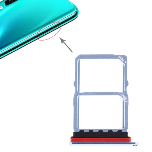 

SIM Card Tray + SIM Card Tray for Huawei P30(Baby Blue)