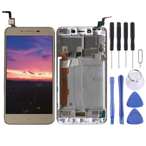 

LCD Screen and Digitizer Full Assembly with Frame for Lenovo Vibe K5 A6020A40 (Gold)
