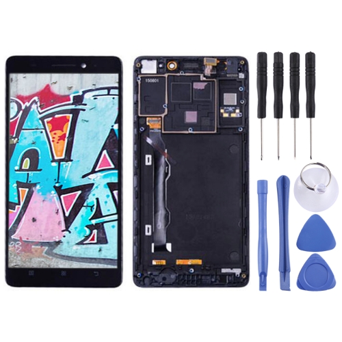 

LCD Screen and Digitizer Full Assembly with Frame for Lenovo K3 Note / K50-T5 (Black)