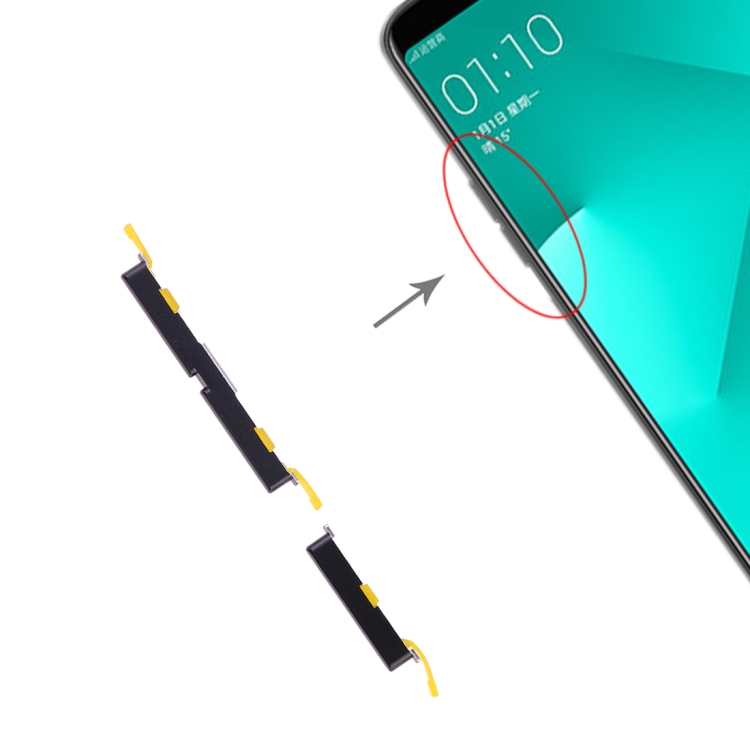 

Side Keys for OPPO A83 (Black)