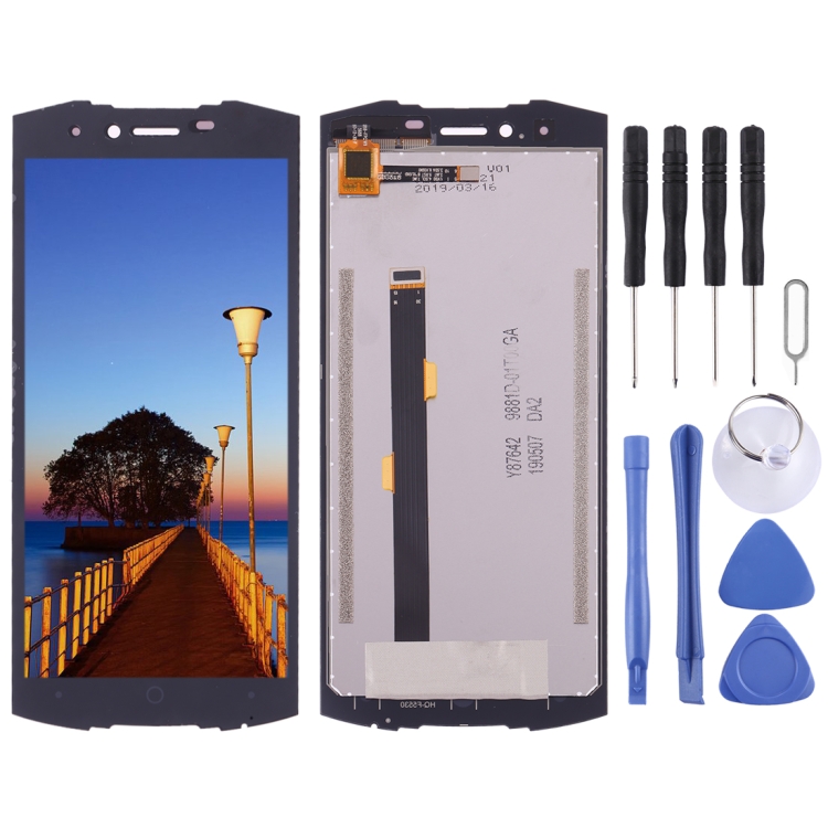 

LCD Screen and Digitizer Full Assembly for Doogee S55(Black)