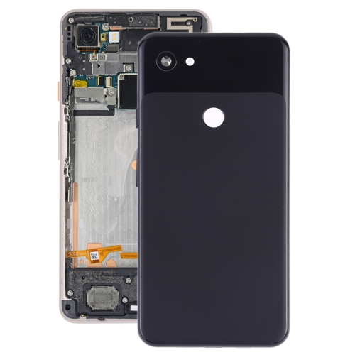 Battery Back Cover with Camera Lens & Side Keys for Google Pixel 3a XL(Black)