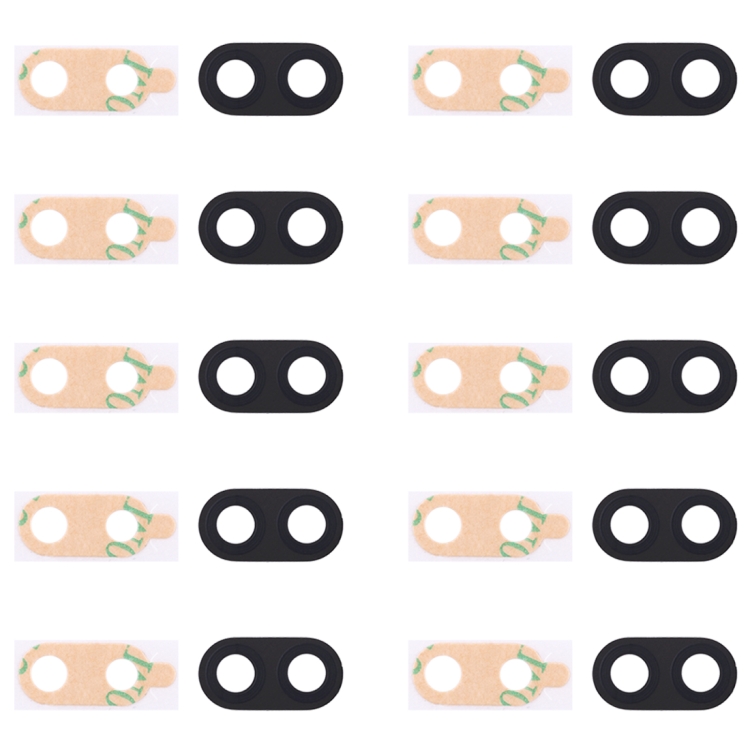 

10 PCS Back Camera Lens Cover with Sticker for Galaxy C8 / C710
