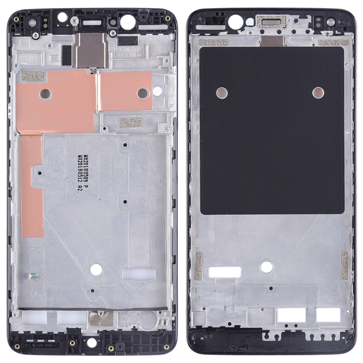 

Front Housing LCD Frame Bezel Plate for BQ Aquaris U2 Lite(Black)