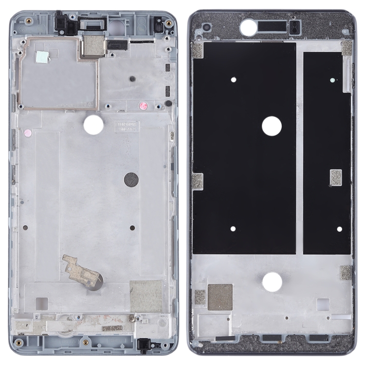 

Front Housing LCD Frame Bezel Plate for BQ Aquaris U Plus(Black)