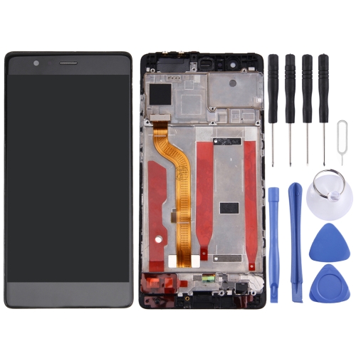 

For Huawei P9 Standard Version LCD Screen and Digitizer Full Assembly with Frame(Black)