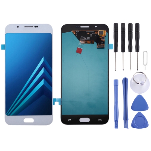 

Oled Material LCD Screen and Digitizer Full Assembly for Galaxy A8(White)