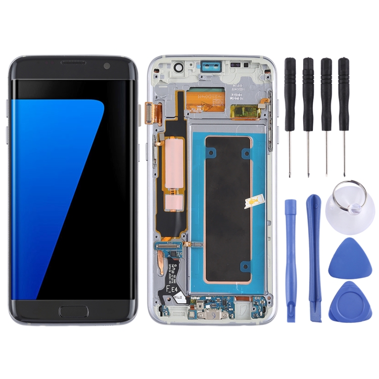 

LCD Screen and Digitizer Full Assembly (Oled Material) (with Frame / Charging Port Flex Cable / Power Button Flex Cable / Volume Button Flex Cable) for Galaxy S7 Edge / G935F / G935FD(Black)