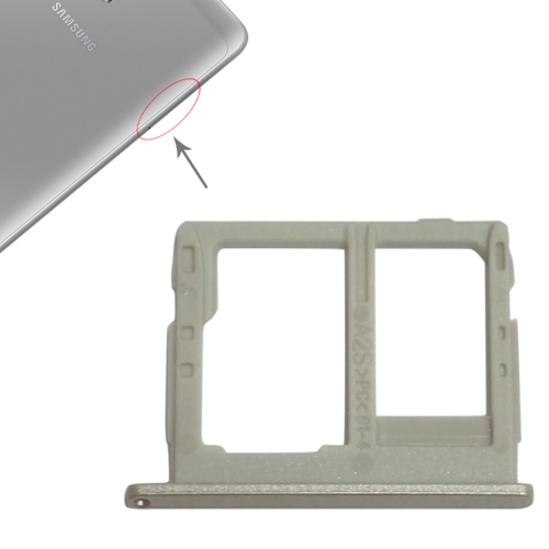 

SIM Card Tray + Micro SD Card Tray for Galaxy Tab A 8.0 / T380 / T385 (Gold)