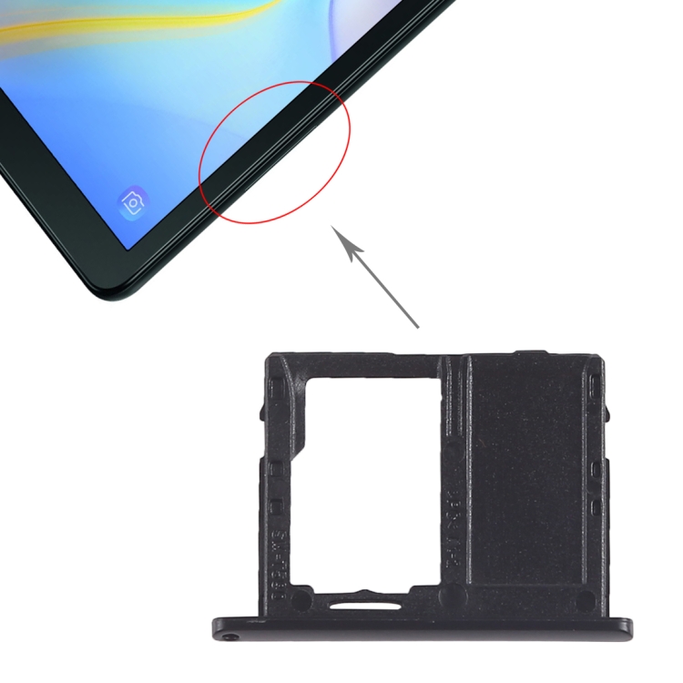 

Micro SD Card Tray for Galaxy Tab A 10.5 inch T590 (WIFI Version)(Black)