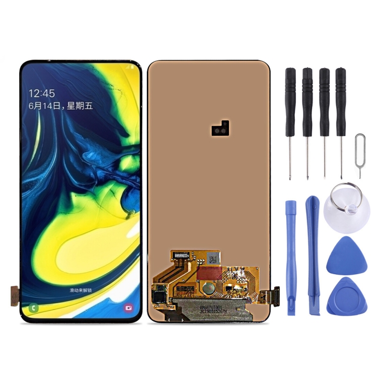 

LCD Screen and Digitizer Full Assembly for Galaxy A80 A90 A805F (Black)