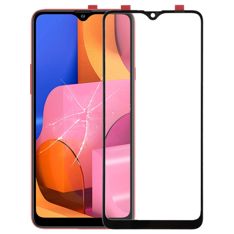 

Front Screen Outer Glass Lens for Galaxy A20s (Black)