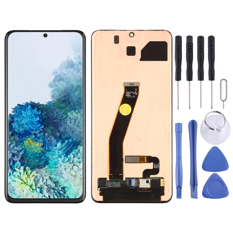 

Original Dynamic AMOLED Material LCD Screen and Digitizer Full Assembly for Galaxy S20 (Black)