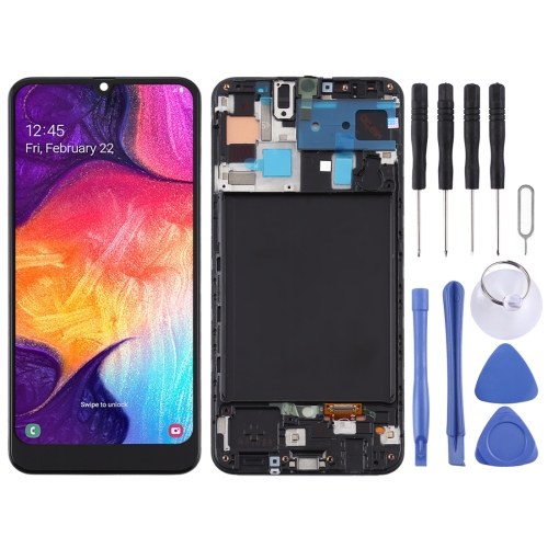 Sunsky Tft Material Lcd Screen And Digitizer Full Assembly With Frame For Samsung Galaxy A50 Not Supporting Fingerprint Identification Black