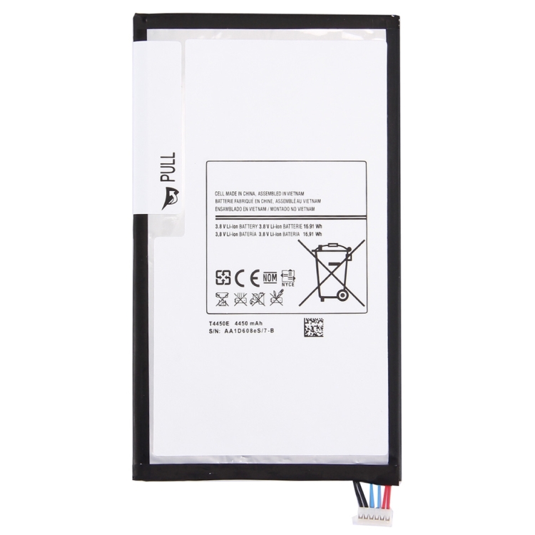 

3.8V 4450mAh Rechargeable Li-ion Battery for Galaxy Tab 3 8.0 / T310