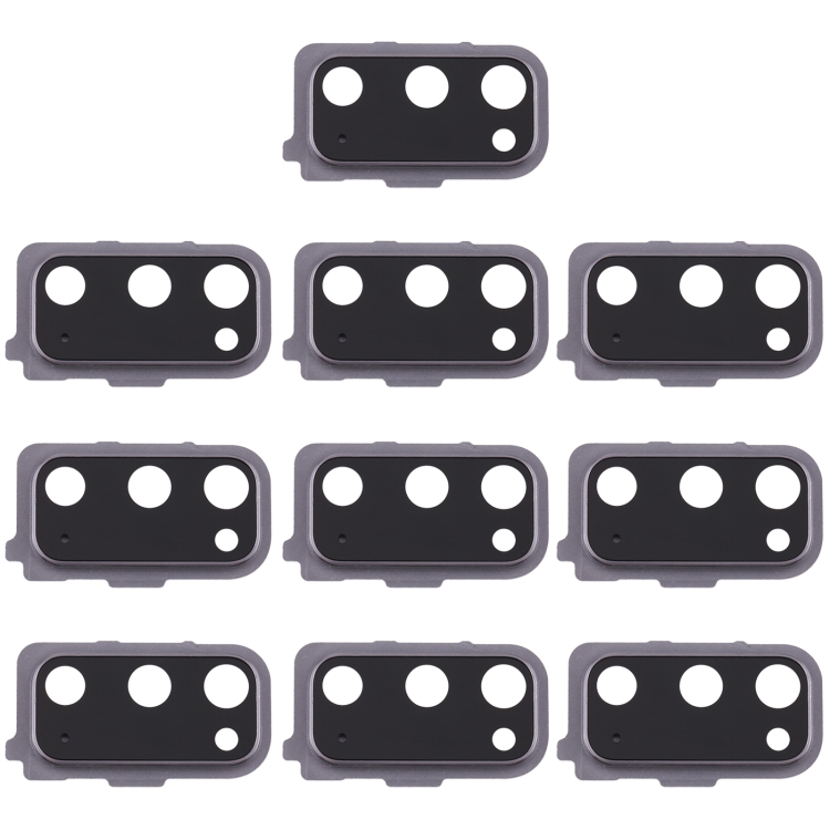 

10 PCS Camera Lens Cover for Samsung Galaxy S20 (Black)