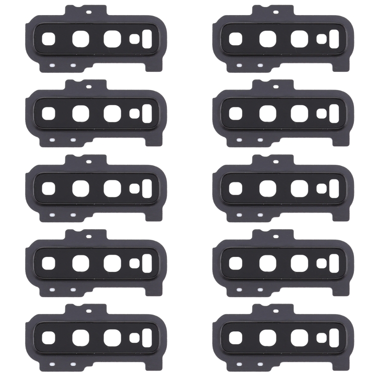 

10 PCS Camera Lens Cover for Samsung Galaxy S10+ (Black)