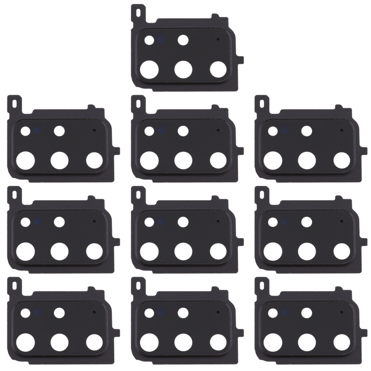 

10 PCS Camera Lens Cover for Samsung Galaxy S20+ (Black)