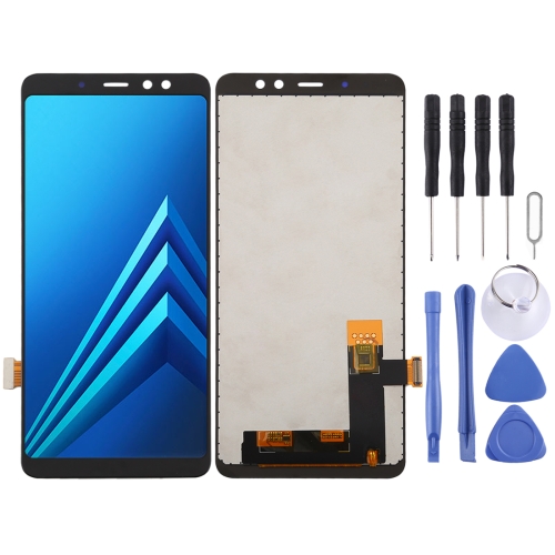 

incell LCD Screen and Digitizer Full Assembly (Half Screen) for Galaxy A8+ (2018) A730F, A730F/DS(Black)
