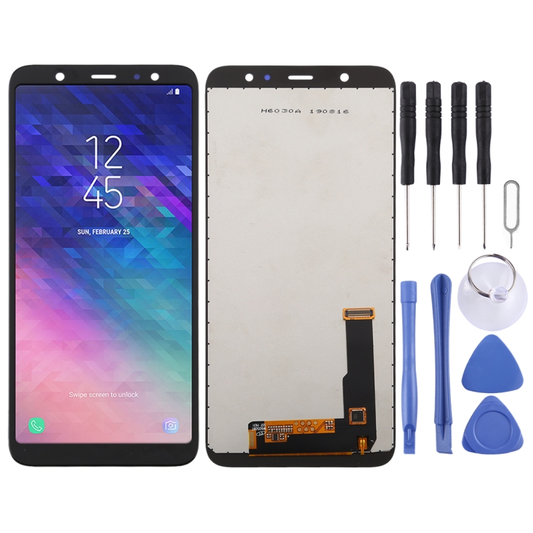 

incell LCD Screen and Digitizer Full Assembly (Half Screen) for Galaxy A6+ (2018) A605G(Black)