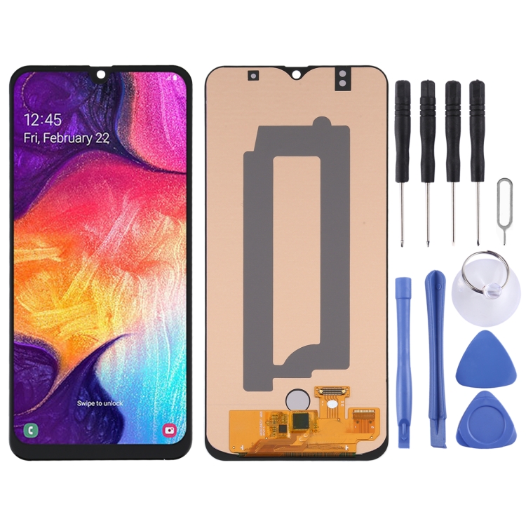 OLED Material LCD Screen and Digitizer Full Assembly for Samsung Galaxy A50 SM-A505
OLED Material LCD Screen and Digitizer Full Assembly for Samsung Galaxy A50 SM-A505